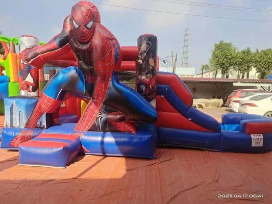 Personnalisé à l'extérieur/à l'intérieur Homme-araignée Bounce House Jumping Castle
