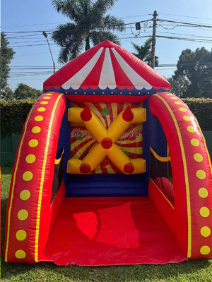 Jeux gonflables de lancer des anneaux Activités de carnaval pour le parc de jeux