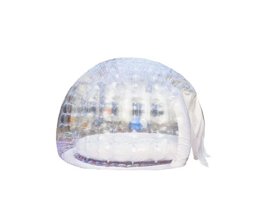 Maison à bulles gonflables transparentes pour les activités de camping en famille