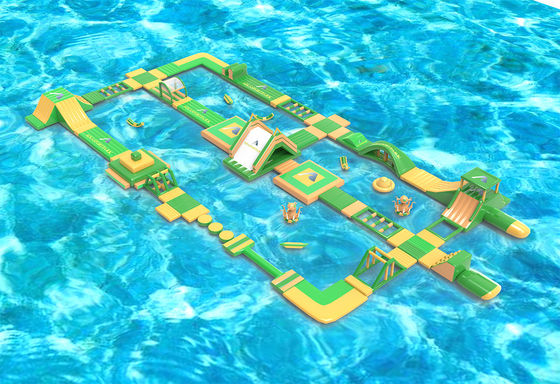 Jeux de pneus en PVC gonflables en jaune et vert
