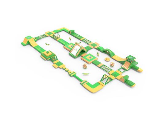 Jeux de pneus en PVC gonflables en jaune et vert