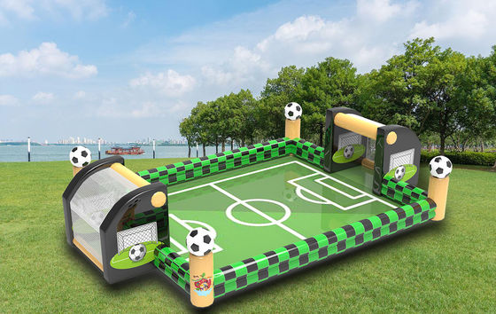 Jeux de football gonflables interactifs Couleur verte pour l'événement