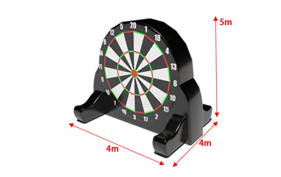 Jeux gonflables de fléchettes de football géant pour le parc de jeux extérieur intérieur