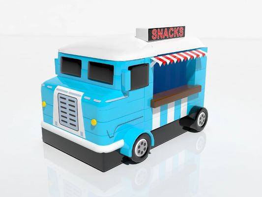 Jeux gonflables extérieurs Voiture bleue Snack Food Tent À louer