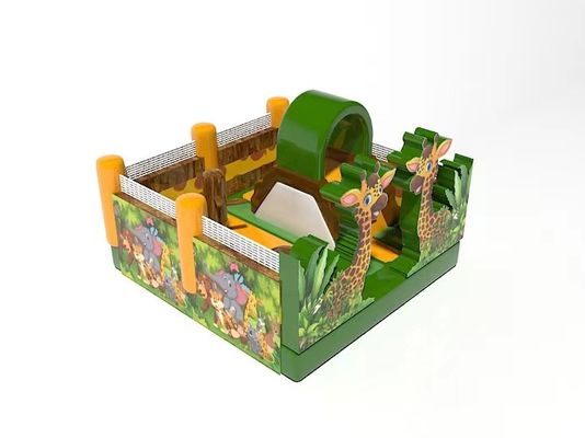 Parc d'attractions gonflable Jumping Castle girafe pour les enfants Développement physique