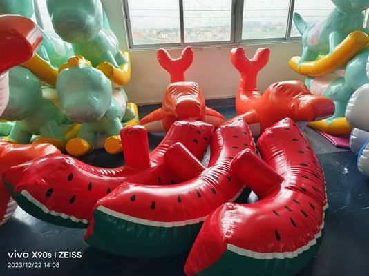 Jouets gonflables de bâches en PVC Jeux de pastèque pour enfants