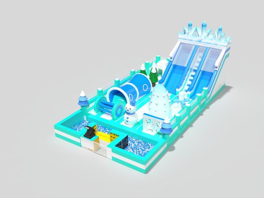Couleur bleu clair gonflable enfants gonflable château gonflable