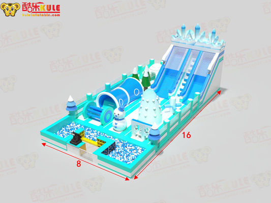 Couleur bleu clair gonflable enfants gonflable château gonflable