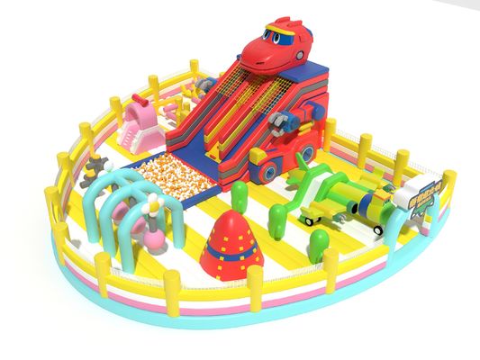 Terrain de jeux intérieur Saut gonflable Château parc pour enfants