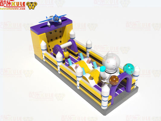 Petite taille obstacles gonflables commerciaux parcours muraille d'escalade