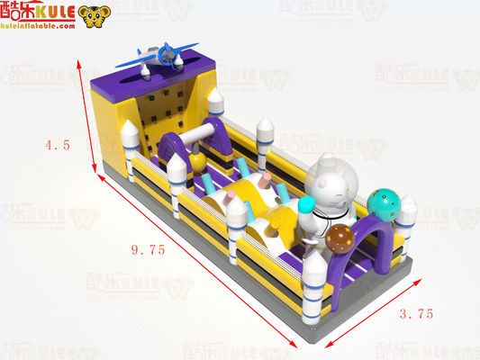 Petite taille obstacles gonflables commerciaux parcours muraille d'escalade