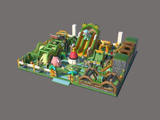 Parc à thème Jungle Château gonflable pour enfants