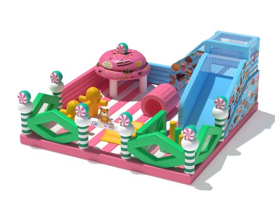 Candy Park Magic Château gonflable maison de rebond pour enfants