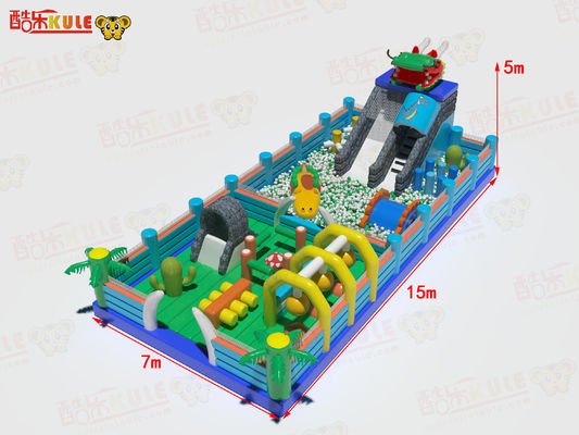 Château gonflable personnalisé avec piscine à boules
