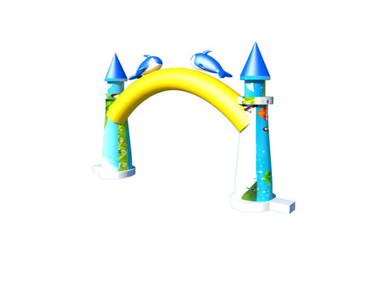 Arches gonflables pour dauphins de l'océan 8*6m pour les fêtes