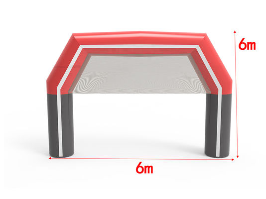 Arche de publicité gonflable extérieure 6*6m pour événement de fête