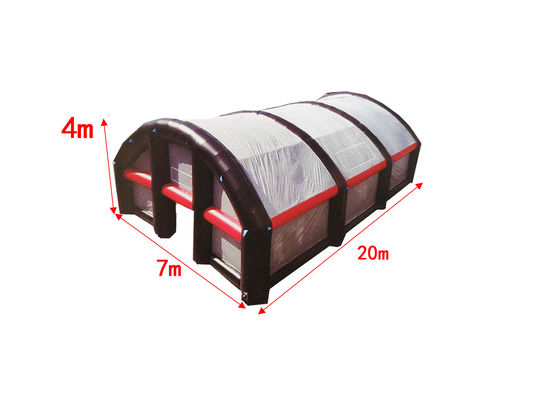 Grandes tentes gonflables transparentes extérieures mobiles pour le camping