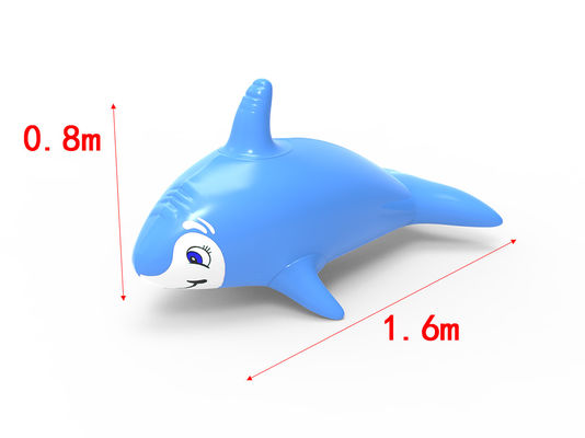 Jouets gonflables pour dauphins bleus pour le parc de jeux extérieur intérieur