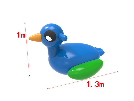 Oiseau bleu jouets flottants gonflables pour le lac et l'océan