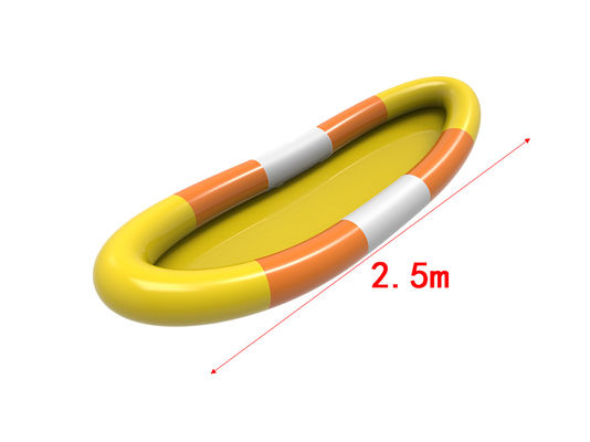 Piscine gonflable en PVC Blanc Jaune Orange Couleur 2,5m Pour les enfants