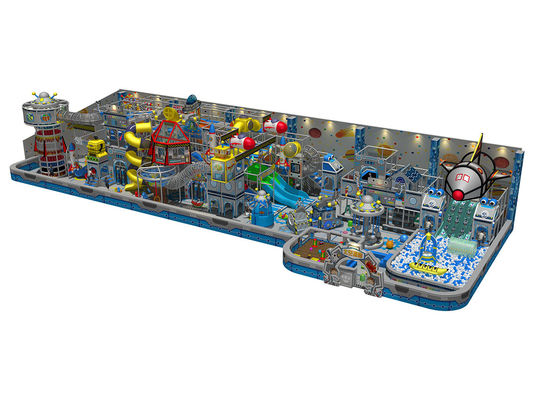 Un terrain de jeux à thème espace doux