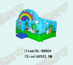 Château gonflable en verre pour enfants