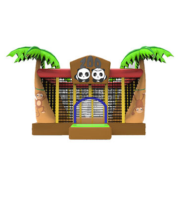 Cartoon du zoo gonflable Panda Château gonflable pour enfants