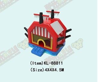 Petit navire pirate château gonflable pour enfants