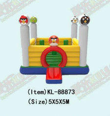Angry Birds Bouncer gonflable Château sautant avec piliers