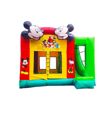 Château gonflable en bâches à thème Mickey Mouse