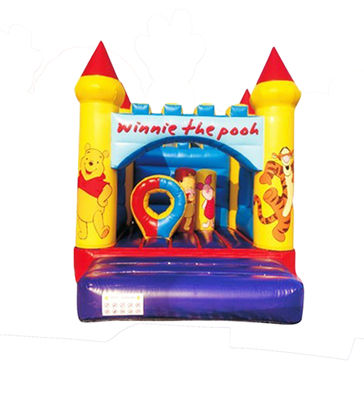 Winnie le Pouf château gonflable avec petit pilier en cercle