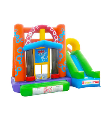 Châteaux gonflables pour adultes aux motifs circulaires colorés