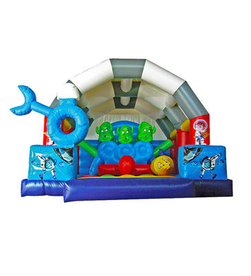 Circuit circulaire gonflable parcours d'obstacles Château à rebond 5*4*4m