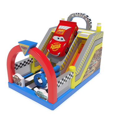 Thème de voiture de course Commercial Slide gonflable pour enfants Location