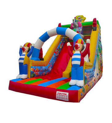 Glisse gonflable avec éléphant thème pour les enfants parc d'attractions