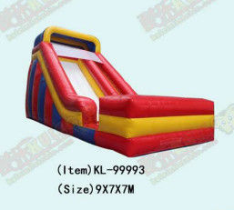 Rouge Jaune Bleu Parcs d'attractions pour enfants toboggan gonflable À louer