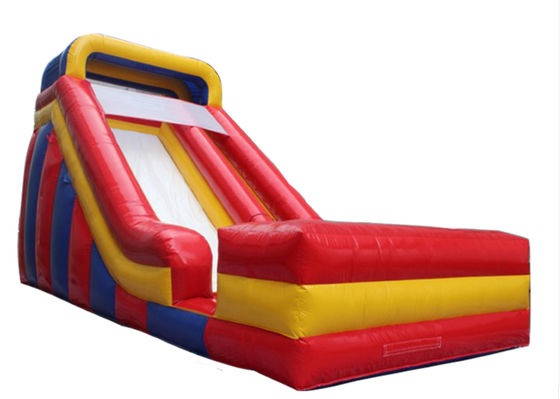Rouge Jaune Bleu Parcs d'attractions pour enfants toboggan gonflable À louer