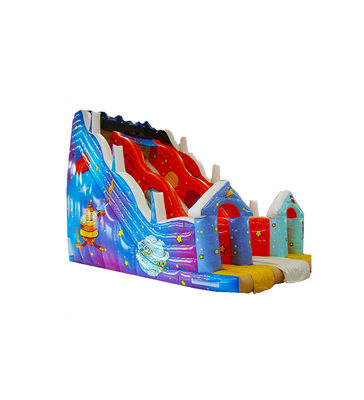 Les enfants amusement parc gonflable Stars univers toboggan Pour la location