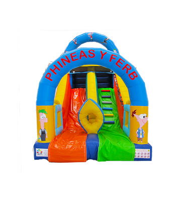 Les enfants amusement parc gonflable Phineas Y Ferb toboggan à louer