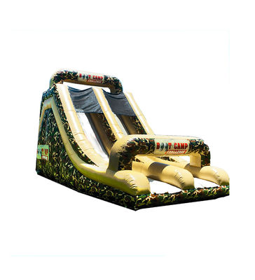 Parcs d'attractions pour enfants Camouflage Grenn Location de toboggans gonflables