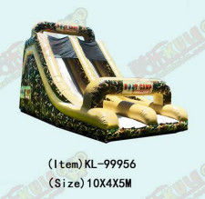 Parcs d'attractions pour enfants Camouflage Grenn Location de toboggans gonflables