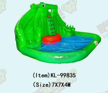 Parcs d'attractions pour enfants Giraffe gonflable Glissière pour louer