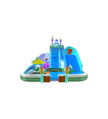 Parcs d'attractions pour enfants Giraffe gonflable Glissière pour louer