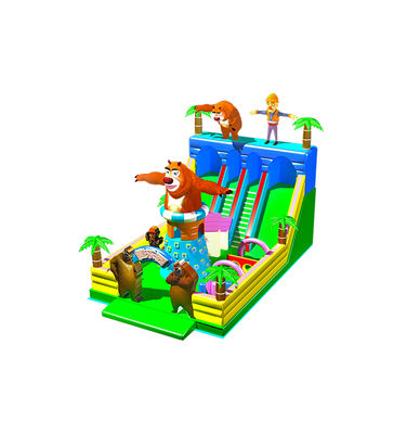 Parcs d'attractions pour enfants Giraffe gonflable Glissière pour louer