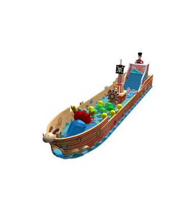 Parc d'attractions pour enfants Navire pirate gonflable Jeux pour enfants