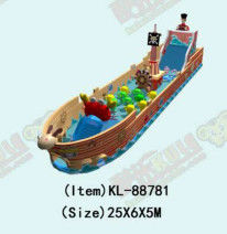Parc d'attractions pour enfants Navire pirate gonflable Jeux pour enfants