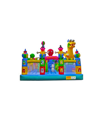 IP personnalisé enfants colorés parc d'attractions gonflable glisser-déposer rebondissant