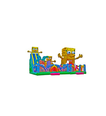 Le parc de loisirs pour enfants gonflable Bob l'éponge toboggan