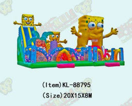 Le parc de loisirs pour enfants gonflable Bob l'éponge toboggan