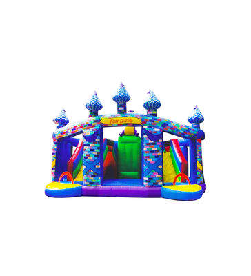 IP personnalisé enfants colorés parc d'attractions gonflable glisser-déposer rebondissant